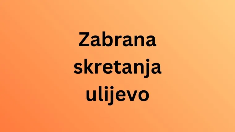 Dokaži da si pravi vozač i da bez puno muke možeš prepoznati ove prometne znakove