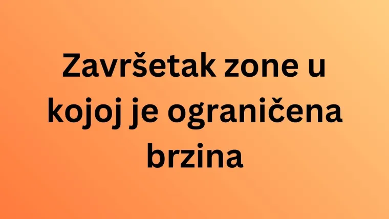 Dokaži da si pravi vozač i da bez puno muke možeš prepoznati ove prometne znakove
