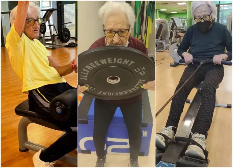 Radije najstarija u teretani nego najmlađa u staračkom: Ima 101 i svakog dana udara treninge!