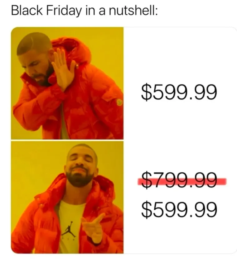 Internetom kruže urnebesni memovi o Crnom petkom: Neki će vas baš dobro nasmijati