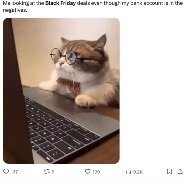 Internetom kruže urnebesni memovi o Crnom petkom: Neki će vas baš dobro nasmijati