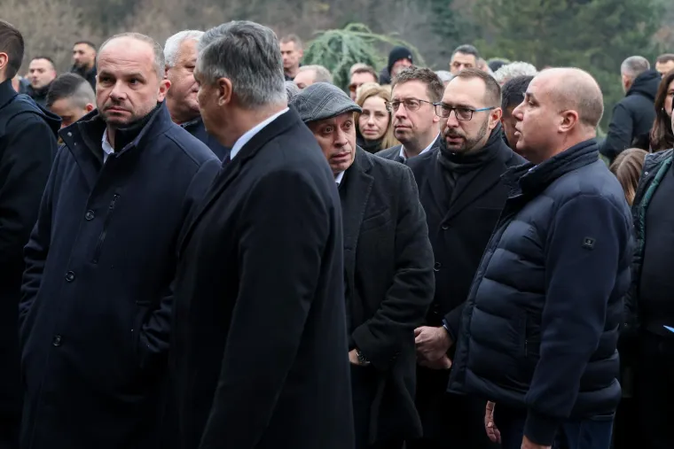 Od Sanjina &Scaron;panovića oprostili se predsjednik Milanović, brojni političari te kolege i suborci