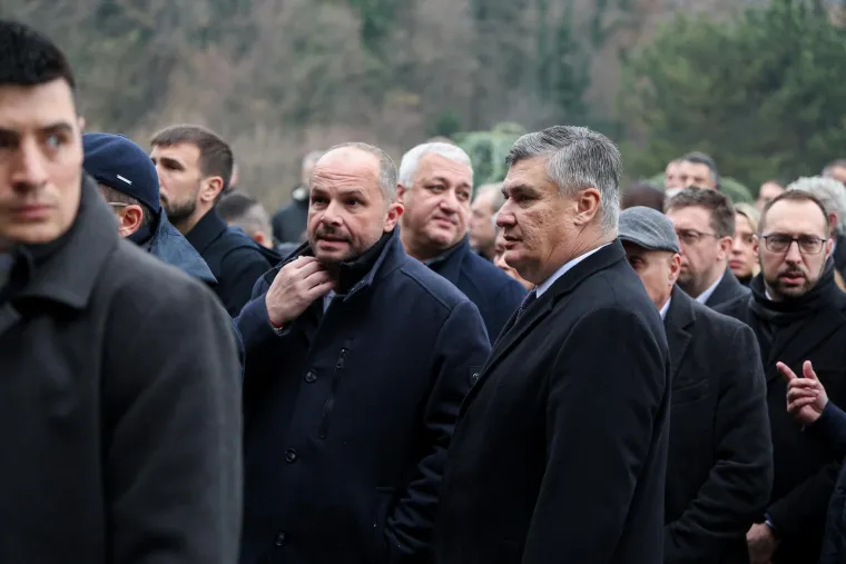 Od Sanjina Španovića oprostili se predsjednik Milanović, brojni političari te kolege i suborci