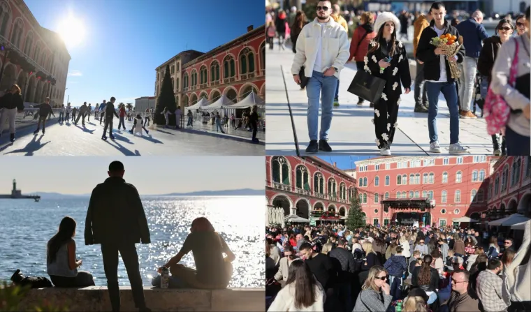 Nedjelja u suncem okupanom Splitu: Zanimljiv modni odabir jedne dame mamio poglede