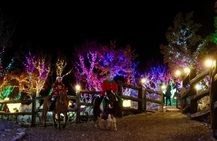 Pogledajte bajkovite prizore Božićnog sela: Osvijetljeno je s čak 4,5 milijuna lampica