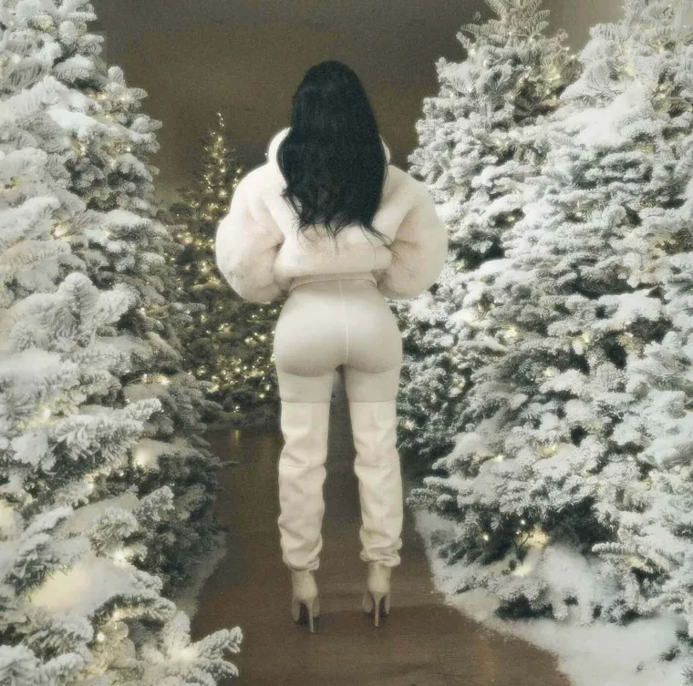 Ni hladnoća je ne može sputati: Glamurozna Kim Kardashian istaknula obline