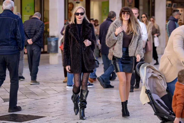 Ma je li ovo modna pista ili centar Zadra? Ove djevojke osvojile su poglede slučajnih prolaznika