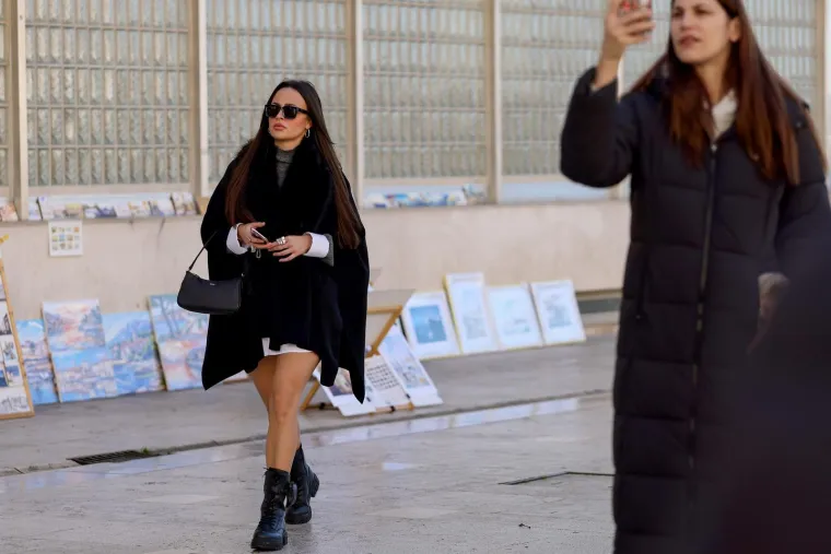 Ma je li ovo modna pista ili centar Zadra? Ove djevojke osvojile su poglede slučajnih prolaznika