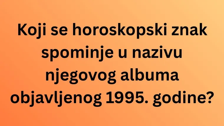 Dokaži da si pravi Thompsonov fan koji zna sve o njemu: Pitanja nisu jednostavna