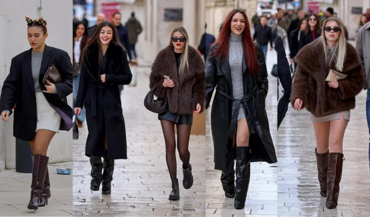 Zadarsku &scaron;picu na Badnjak preplavile lijepe djevojke s dugim nogama u najelegantnijim izdanjima