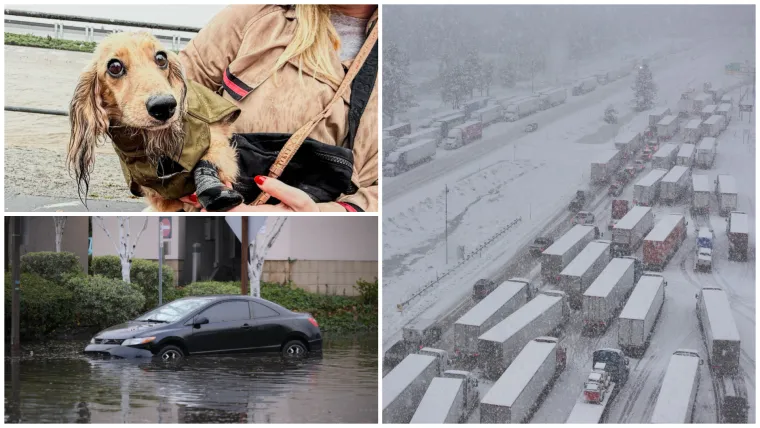 Probudili se okovani snijegom i pod vodom: Pogodio ih je fenomen 'atmosferske rijeke'