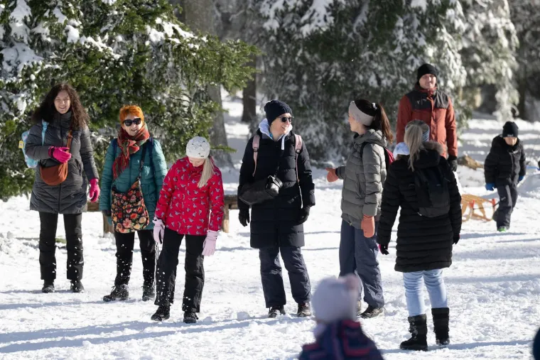 Božićna čarolija na Sljemenu! Zagrepčani uživali u snježnoj idili: Pogledajte fotografije