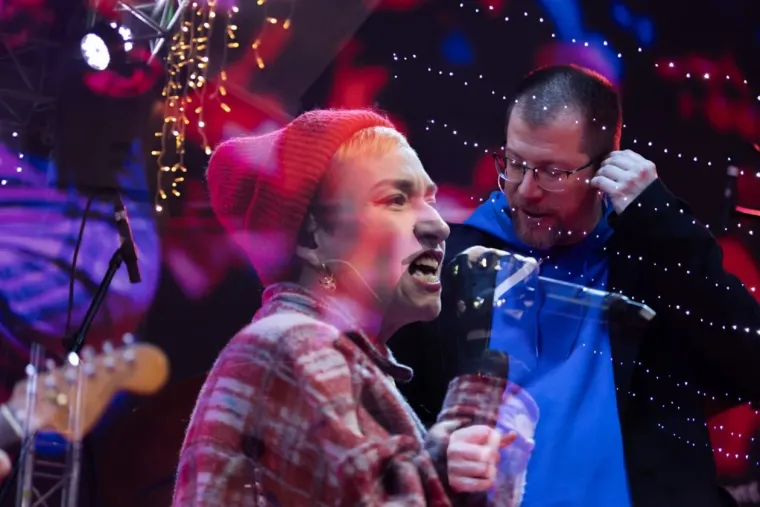 Kakva elegancija: Dok je Elemental zagrijavao Zadrane, dama u sivom plijenila pažnju iz publike