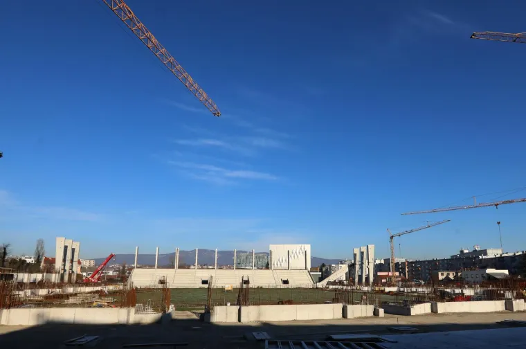 Kranjčevićeva nikad bliže zavr&scaron;etku! Pogledajte kako 'niče' stadion na koji dolazi Dinamo u 2026.