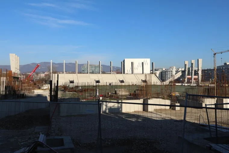 Kranjčevićeva nikad bliže zavr&scaron;etku! Pogledajte kako 'niče' stadion na koji dolazi Dinamo u 2026.