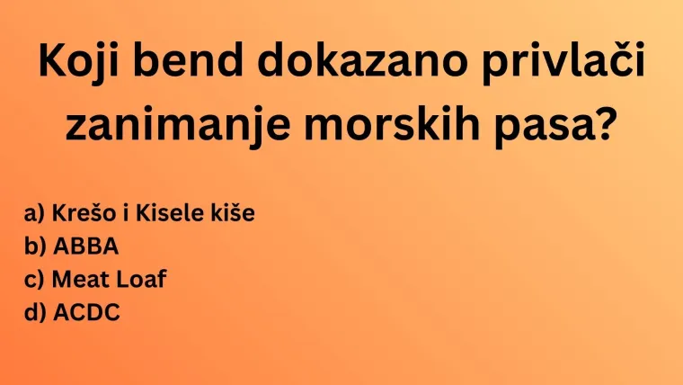 Samo će hodajuće enciklopedije znati odgovore na ova &scaron;a&scaron;ava pitanja, svaka čast ako i&scaron;ta pogodite