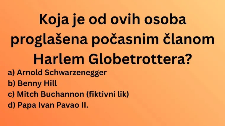 Samo će hodajuće enciklopedije znati odgovore na ova &scaron;a&scaron;ava pitanja, svaka čast ako i&scaron;ta pogodite