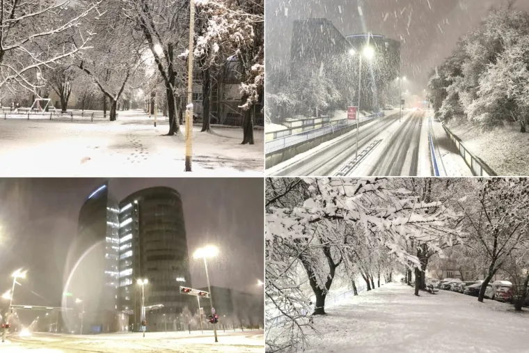 Osječani se probudili pod debelim snježnim pokrivačem: Prizori su nadrealni...