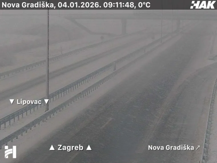 Pogledajte prizore snijega i leda na cestama diljem Hrvatske: Dvije nesreće na A3!
