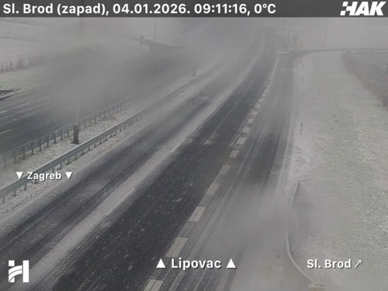 Pogledajte prizore snijega i leda na cestama diljem Hrvatske: Dvije nesreće na A3!