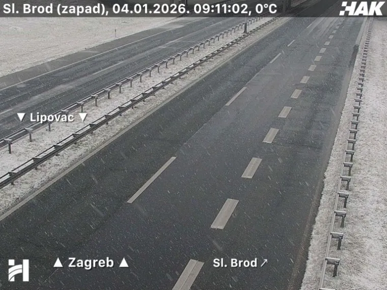 Pogledajte prizore snijega i leda na cestama diljem Hrvatske: Dvije nesreće na A3!