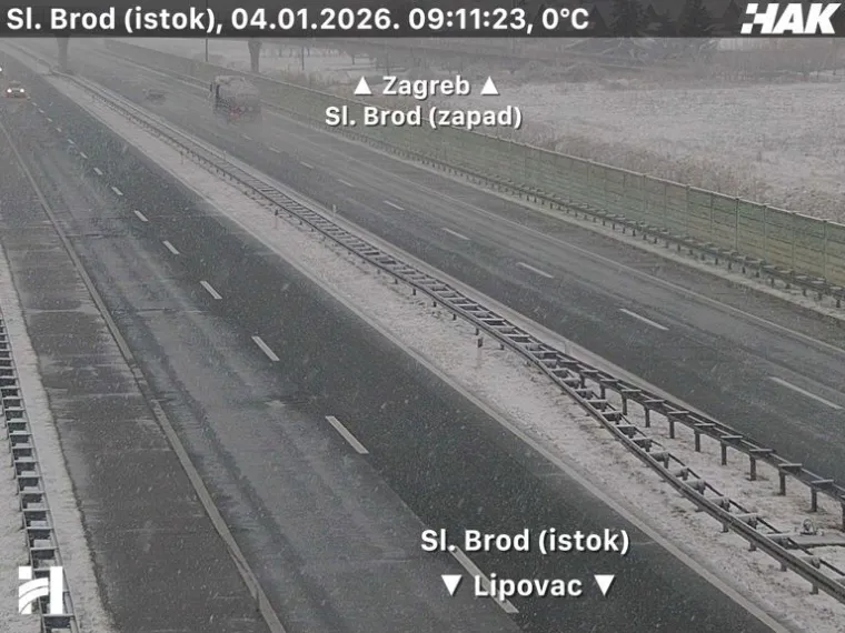 Pogledajte prizore snijega i leda na cestama diljem Hrvatske: Dvije nesreće na A3!