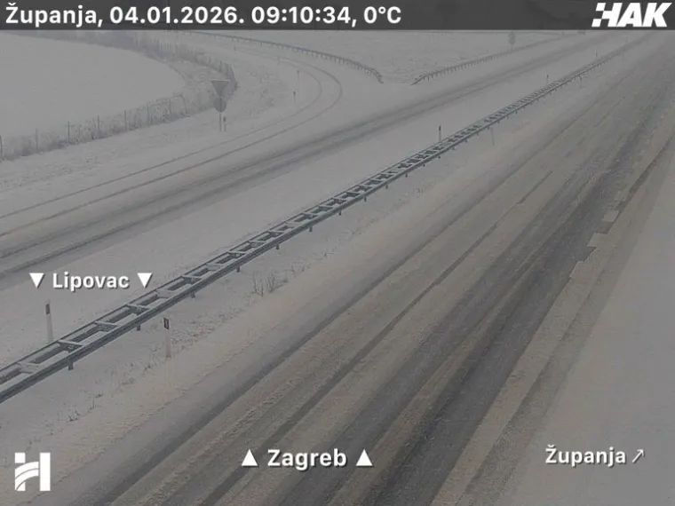 Pogledajte prizore snijega i leda na cestama diljem Hrvatske: Dvije nesreće na A3!