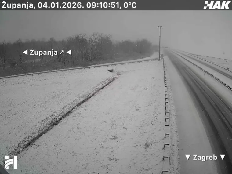 Pogledajte prizore snijega i leda na cestama diljem Hrvatske: Dvije nesreće na A3!