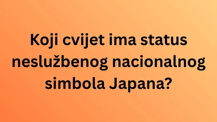 Samo će pravi kvizomani znati koji su nacionalni cvjetovi ovih država
