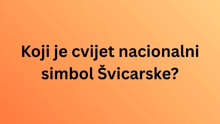 Samo će pravi kvizomani znati koji su nacionalni cvjetovi ovih država