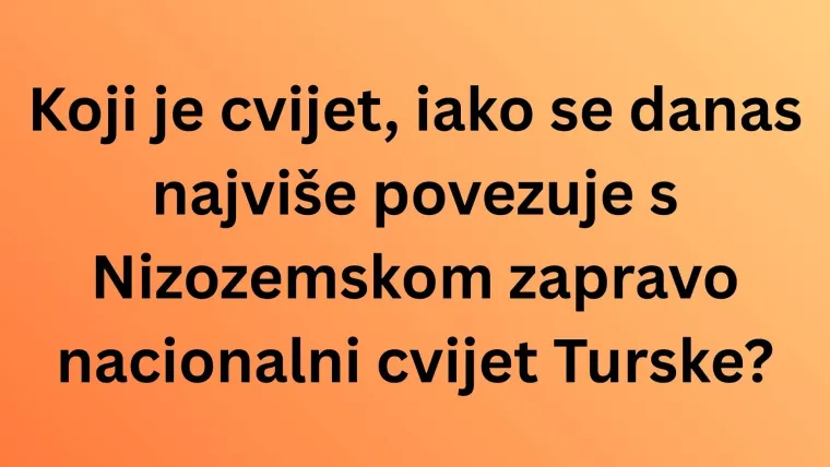Samo će pravi kvizomani znati koji su nacionalni cvjetovi ovih država