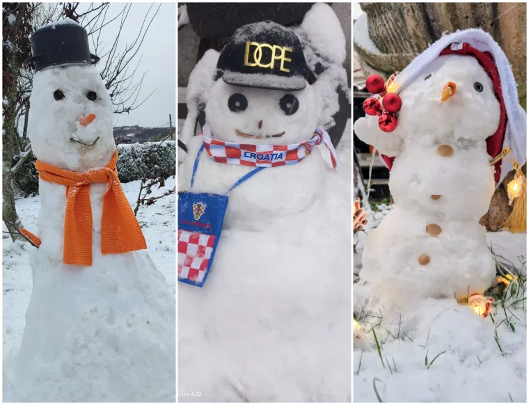 Hrvatsku preplavili urnebesni snjegovići, posebno su kao autori bili inspirirani čitatelji Net.hr-a