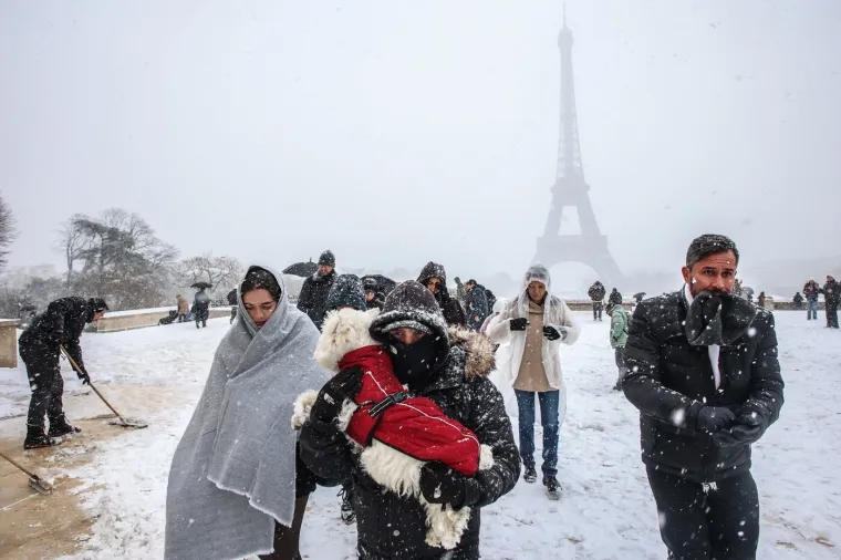 Oluja i ledeni val paralizirali Europu: Dio kontinenta priprema se za novu 'rundu' snijega i leda