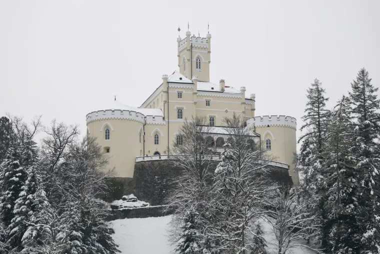 Bajkoviti prizori dvorca Trako&scaron;ćan pod snijegom kao da su ispali iz slikovnice