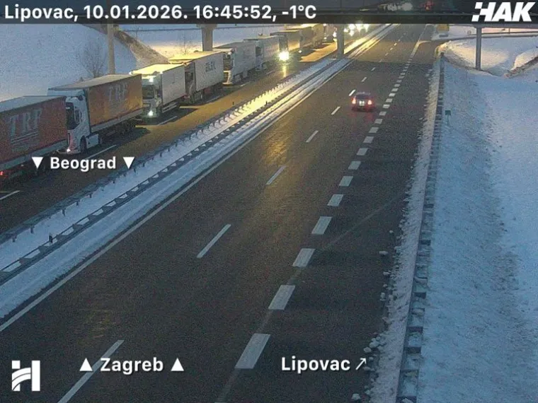 Prometna nesreća na A1! Vozi se jednim trakom, HAK poslao upozorenje vozačima