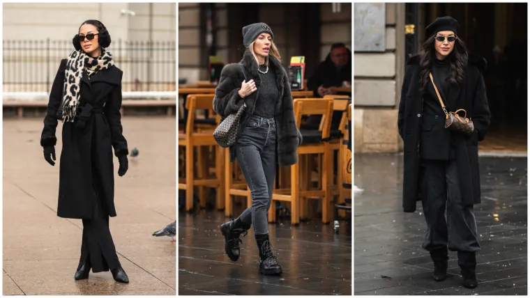 Dame u Zagrebu su se pripremile za hladnoću: Zasjale na &scaron;pici u crnom od glave do pete