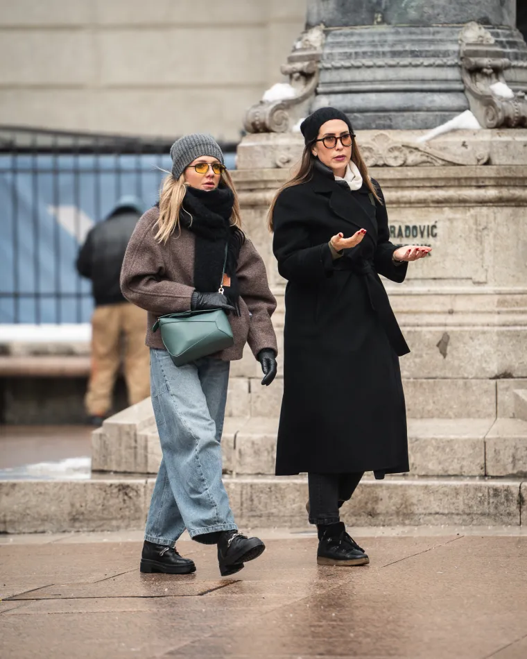 Dame u Zagrebu su se pripremile za hladnoću: Zasjale na &scaron;pici u crnom od glave do pete