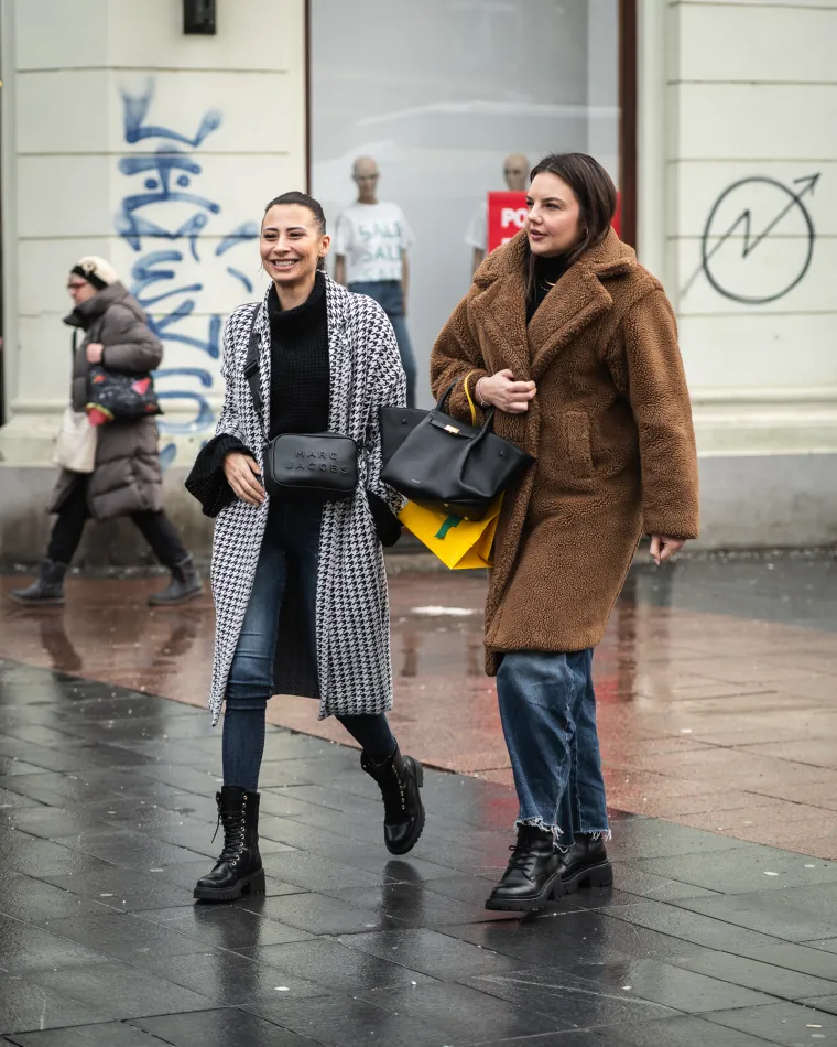 Dame u Zagrebu su se pripremile za hladnoću: Zasjale na &scaron;pici u crnom od glave do pete