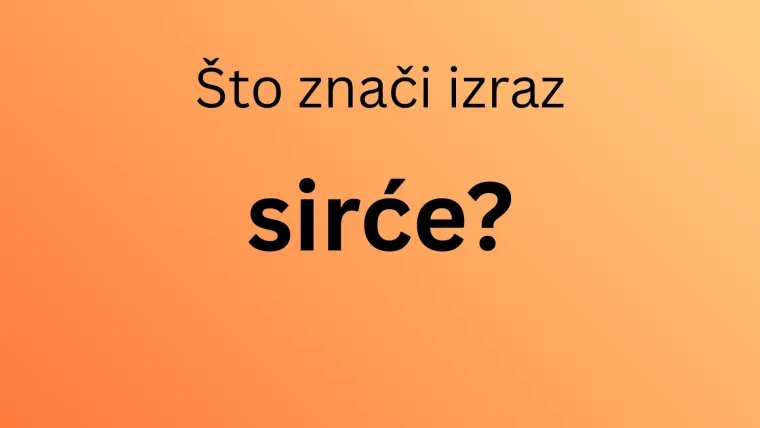 Znate li ove srpske riječi prevesti na hrvatski? Tko proma&scaron;i vi&scaron;e od pet, ćorak