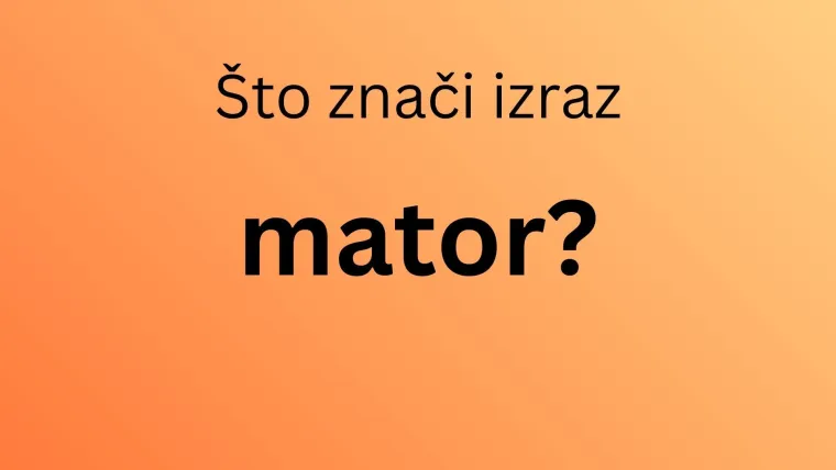 Znate li ove srpske riječi prevesti na hrvatski? Tko proma&scaron;i vi&scaron;e od pet, ćorak