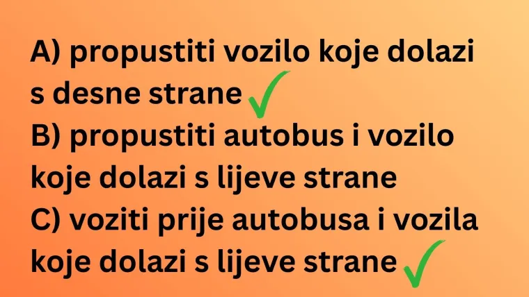 Svaki vozač mora točno rije&scaron;iti prometna raskrižja: Ako na nekom pogrije&scaron;i&scaron;, vrati dozvolu