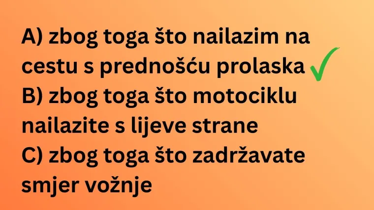 Svaki vozač mora točno rije&scaron;iti prometna raskrižja: Ako na nekom pogrije&scaron;i&scaron;, vrati dozvolu