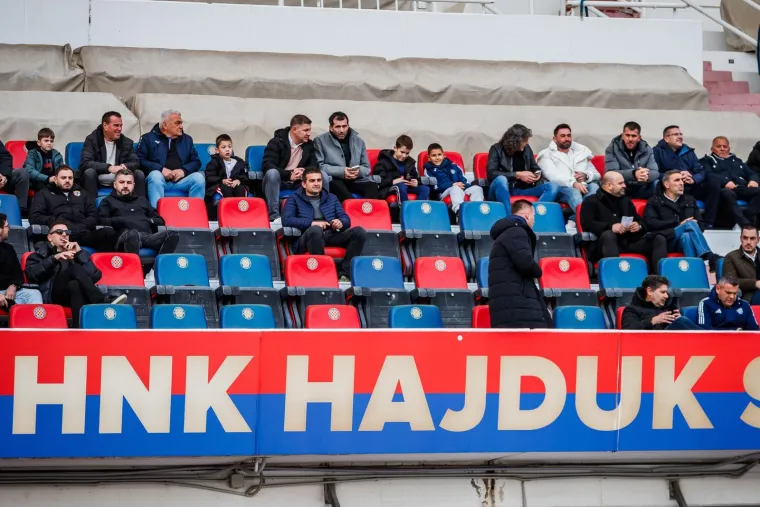 Hajduk raspucan kao rijetko kad: Poljud bez publike, ali loža puna poznatih lica