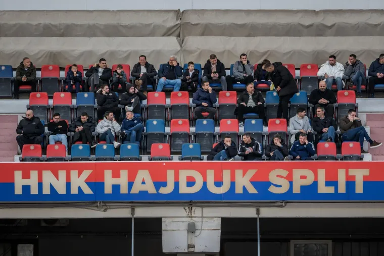 Hajduk raspucan kao rijetko kad: Poljud bez publike, ali loža puna poznatih lica