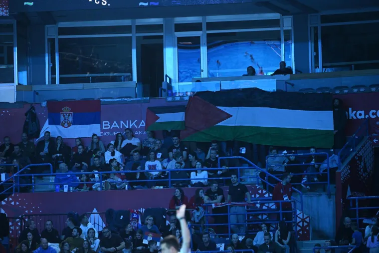 Izraelci se &scaron;okirali kad su vidjeli srpsko iznenađenje na tribinama Arene Beograd