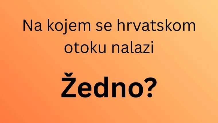 Samo će stručnjaci o hrvatskoj obali znati na kojim se otocima nalaze ova naselja