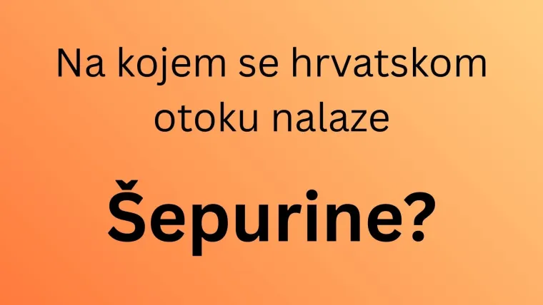 Samo će stručnjaci o hrvatskoj obali znati na kojim se otocima nalaze ova naselja