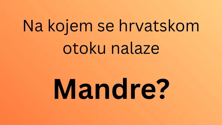 Samo će stručnjaci o hrvatskoj obali znati na kojim se otocima nalaze ova naselja