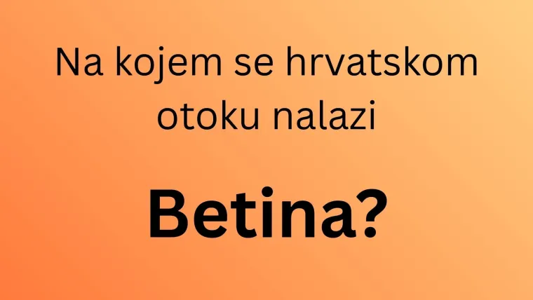 Samo će stručnjaci o hrvatskoj obali znati na kojim se otocima nalaze ova naselja