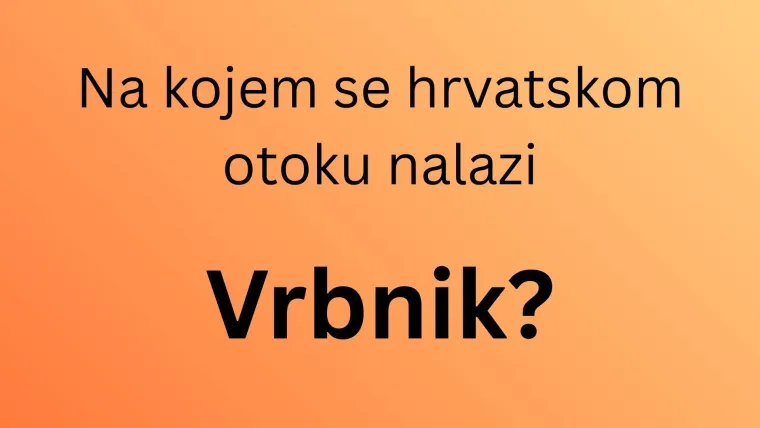 Samo će stručnjaci o hrvatskoj obali znati na kojim se otocima nalaze ova naselja